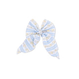 Odalys Floral Stripe - Large Bow