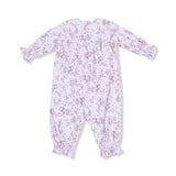 Smocked Long Sleeve Romper - HoneyBug 
