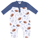 Romper with Contrast Sleeves - HoneyBug 