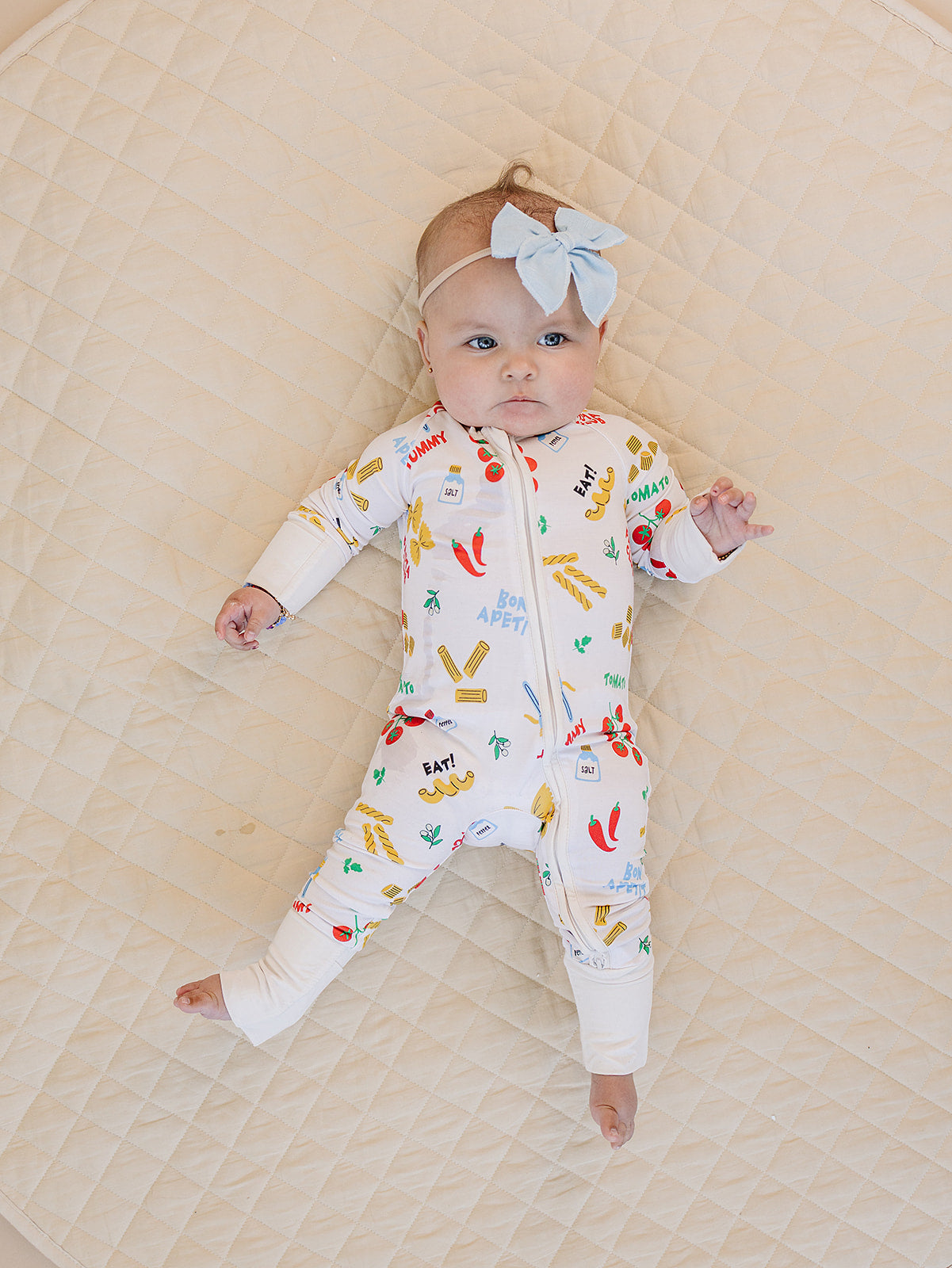 Bamboo Zip Romper | Pasta Club