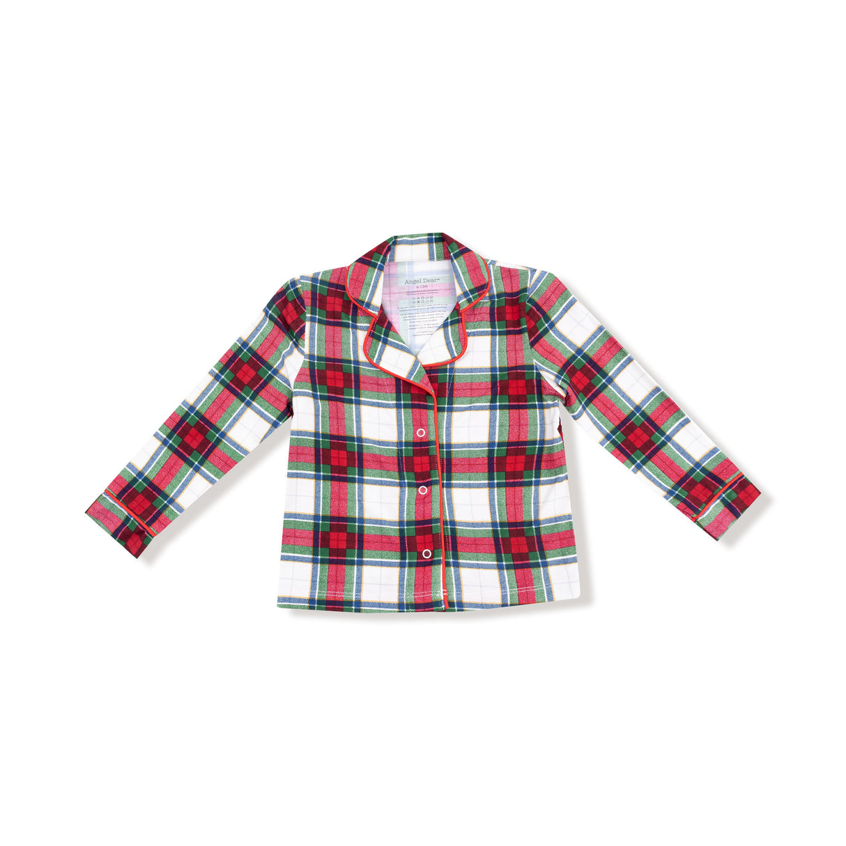 Holiday Plaid - Kids Long Sleeve Coat Style with Pant - HoneyBug 