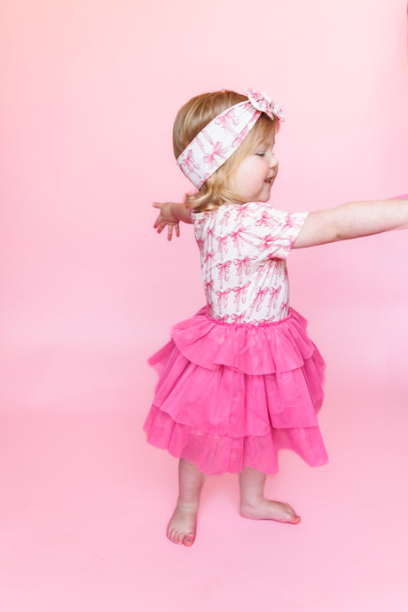 BOW CUTE DREAM TUTU DRESS - HoneyBug 