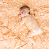 ZIP ROMPER - Rainbow Ribbed - HoneyBug 