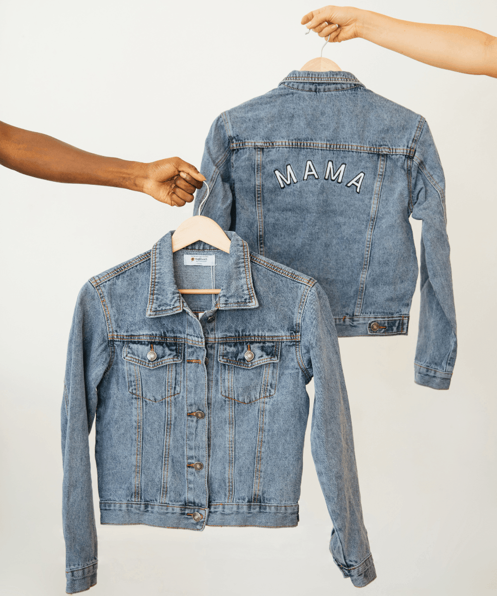 Blue Denim Mama Jacket - HoneyBug 