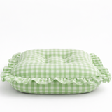 Green Gingham Ruffle Baby Lounger Cover