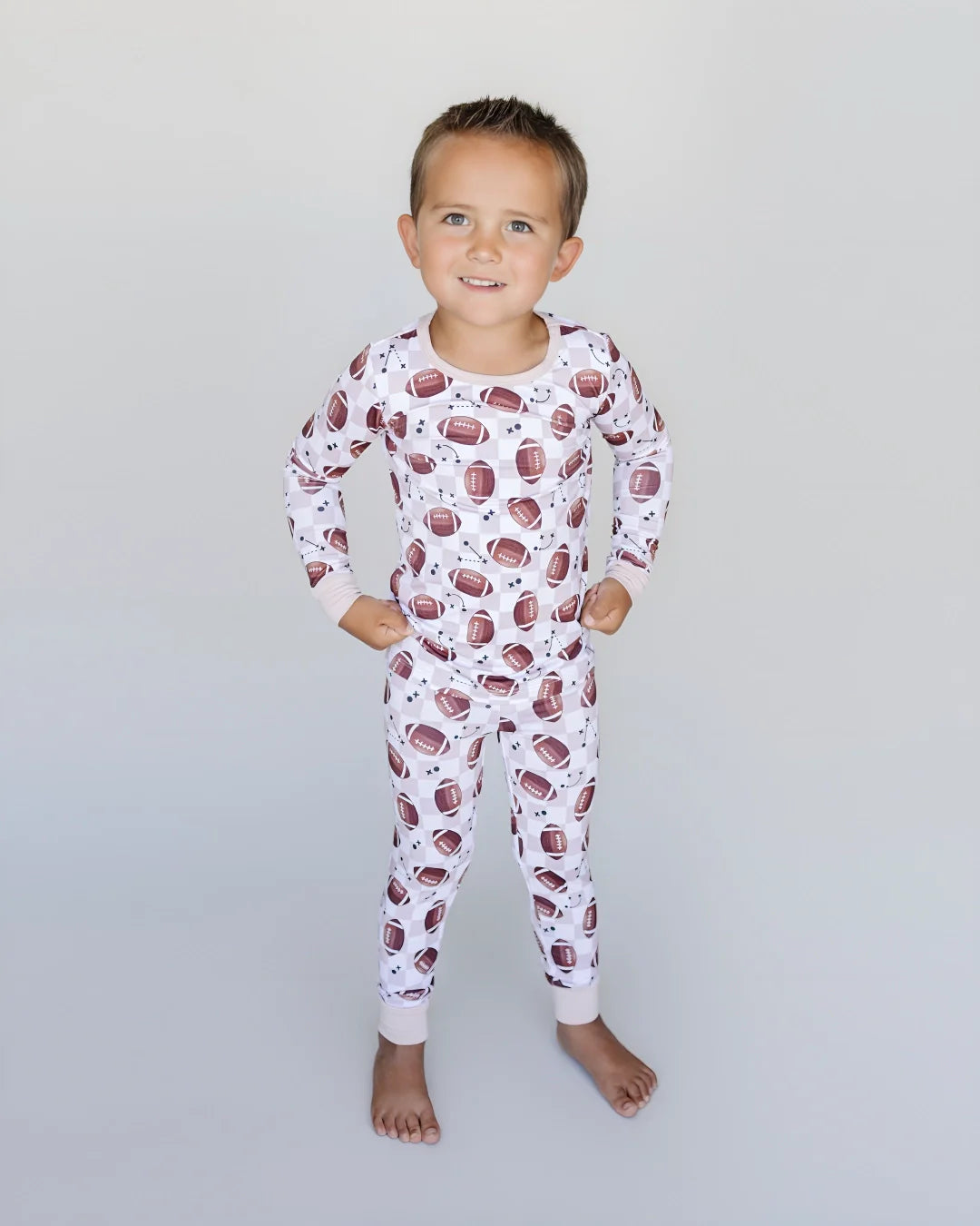 Bamboo Two Piece Set | Game Day - HoneyBug 