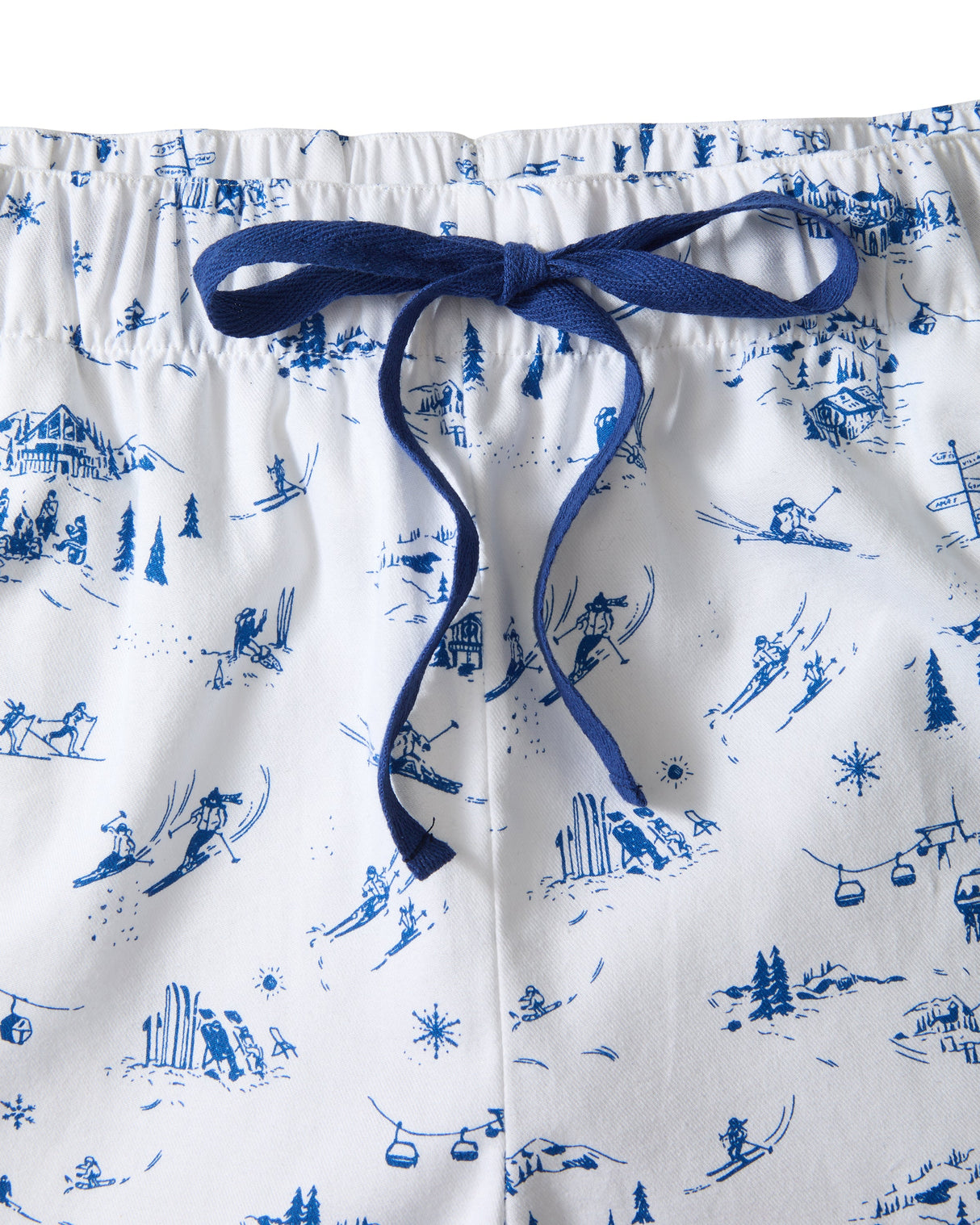 Men's Twill Pajama Pants in Chalet Toile - HoneyBug 