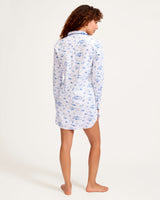 Women's Twill Nightshirt in Chalet Toile - HoneyBug 