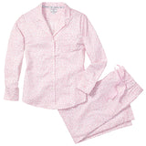 Women's Twill Pajama Set in Sweethearts