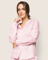 Women's Twill Pajama Set in Sweethearts