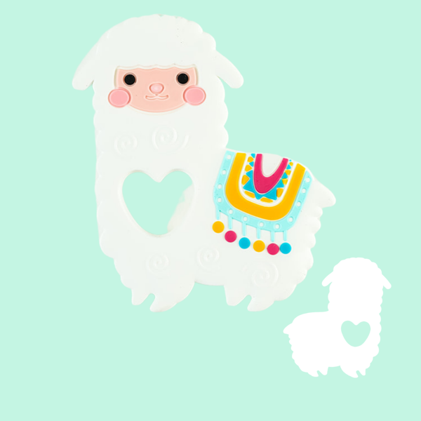 Alpaca Silicone Teething Toy - HoneyBug 