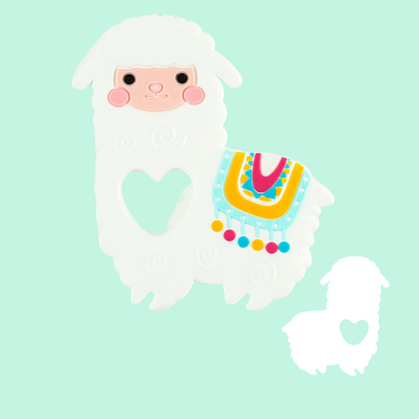 Alpaca Silicone Teething Toy - HoneyBug 
