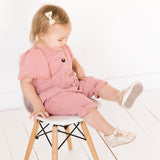 Platinum Mary Jane Baby Shoe - HoneyBug 