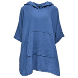 Denim Blue Beach Poncho - HoneyBug 