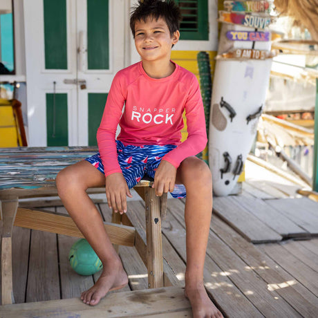 Rocking Red LS Rash Top - HoneyBug 