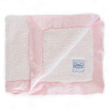 Classic Satin Border Blanket - Pink