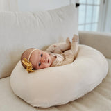 Oat Ribbed Nursing Pillow Cover