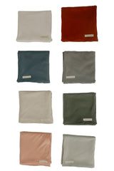 Peony Ribbed Stretch Swaddle