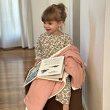 Peony Ribbed Toddler Blanket