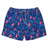 Sailboat Rock Swim Short - HoneyBug 