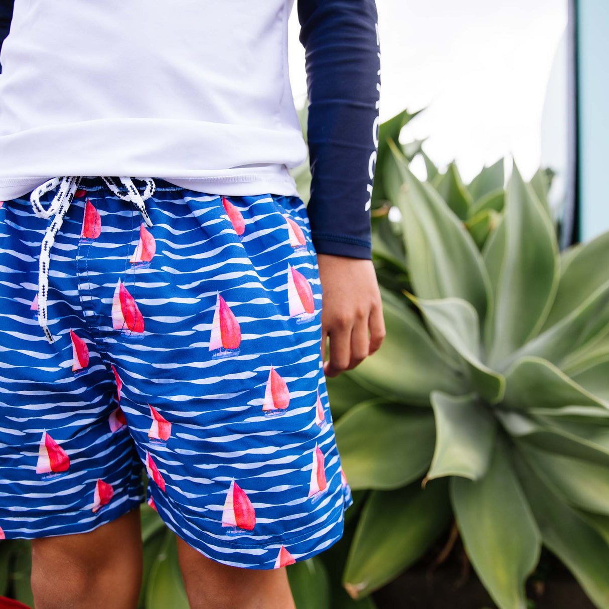 Sailboat Rock Swim Short - HoneyBug 