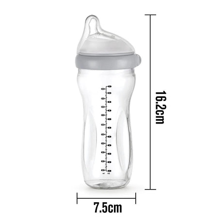 Haakaa Generation 3 Glass Baby Bottle 10 oz/300 ml, 1 PK - HoneyBug 