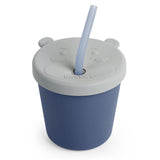 Haakaa Jolly Hippo Silicone Sippy Cup 1 pk - HoneyBug 