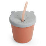 Haakaa Jolly Hippo Silicone Sippy Cup 1 pk - HoneyBug 