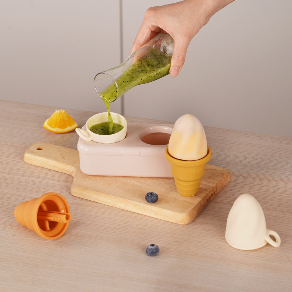 Haakaa Freeze-N-Sip Ice Cream Mould Set - HoneyBug 