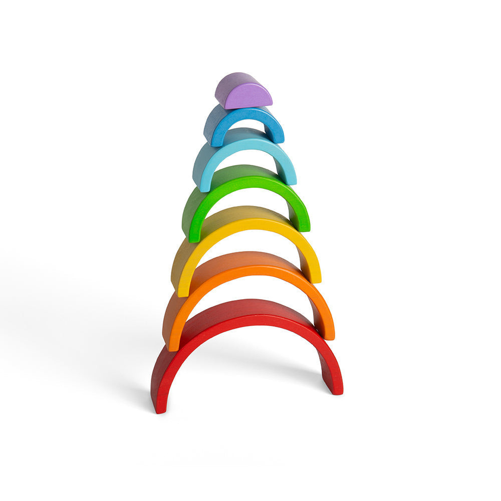 Wooden Stacking Rainbow - Small - HoneyBug 