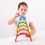 Wooden Stacking Rainbow - Small - HoneyBug 