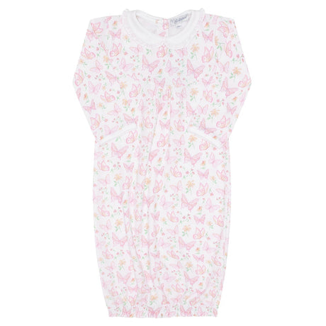 Butterflies Print Gown - HoneyBug 