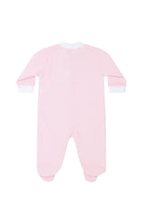 Pink Bubble Zipper Footie - HoneyBug 