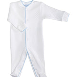 Basket Weave Baby Footie - HoneyBug 