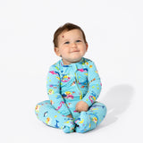 Baby Shark Bamboo Convertible Footie - HoneyBug 