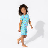Baby Shark Bamboo Kids Pajama Short Set - HoneyBug 