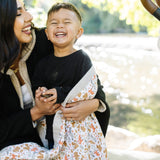 Cotton Muslin Baby Quilt - Fall Friends - HoneyBug 