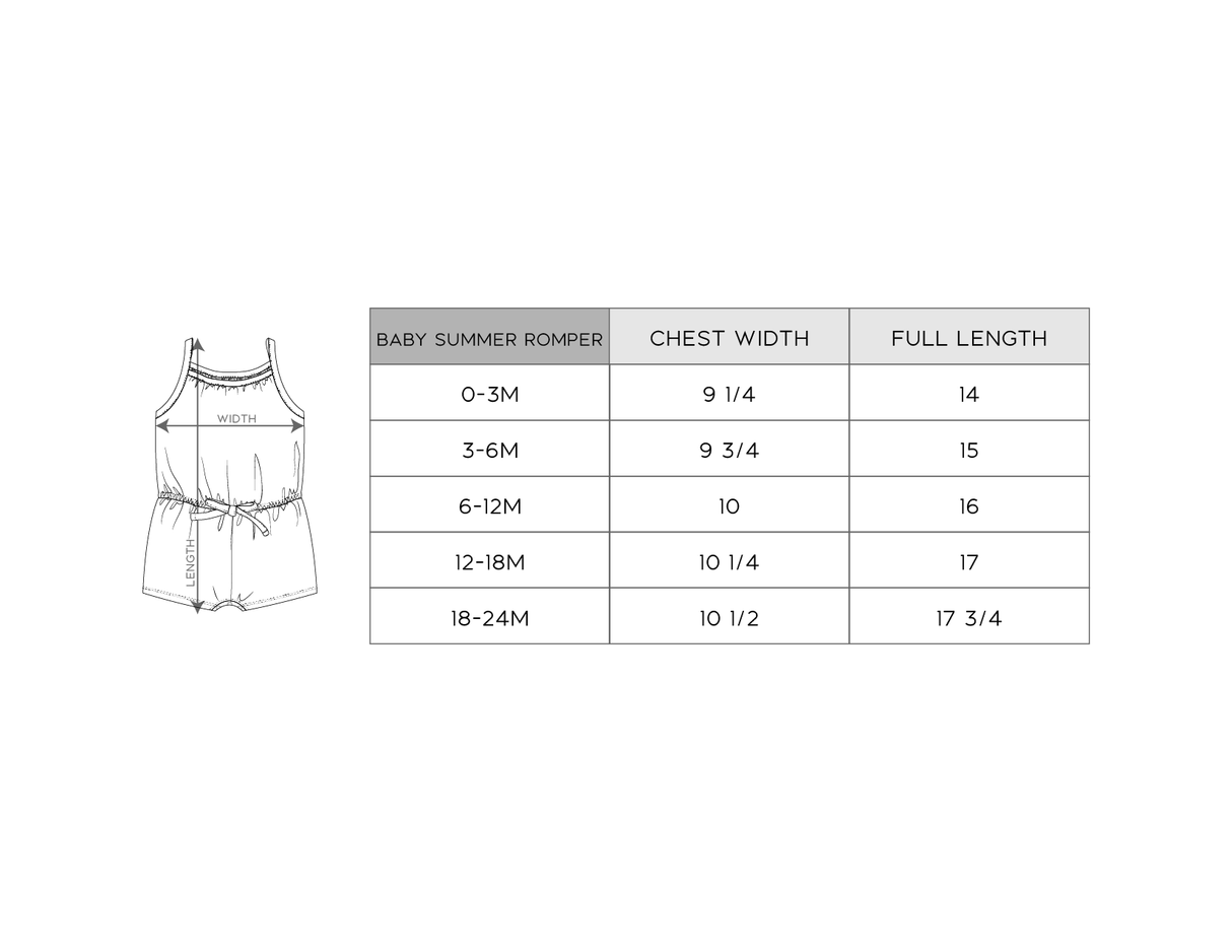 Baby Summer Romper - HoneyBug 