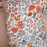 Bamboo 2-Way Convertible Zip Romper - Fall Floral - HoneyBug 