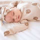 Bamboo 2-Way Convertible Zip Romper - Teddy - HoneyBug 