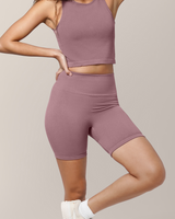 Sublime® Bamboo Maternity & Postpartum Bike Short | Twilight - HoneyBug 