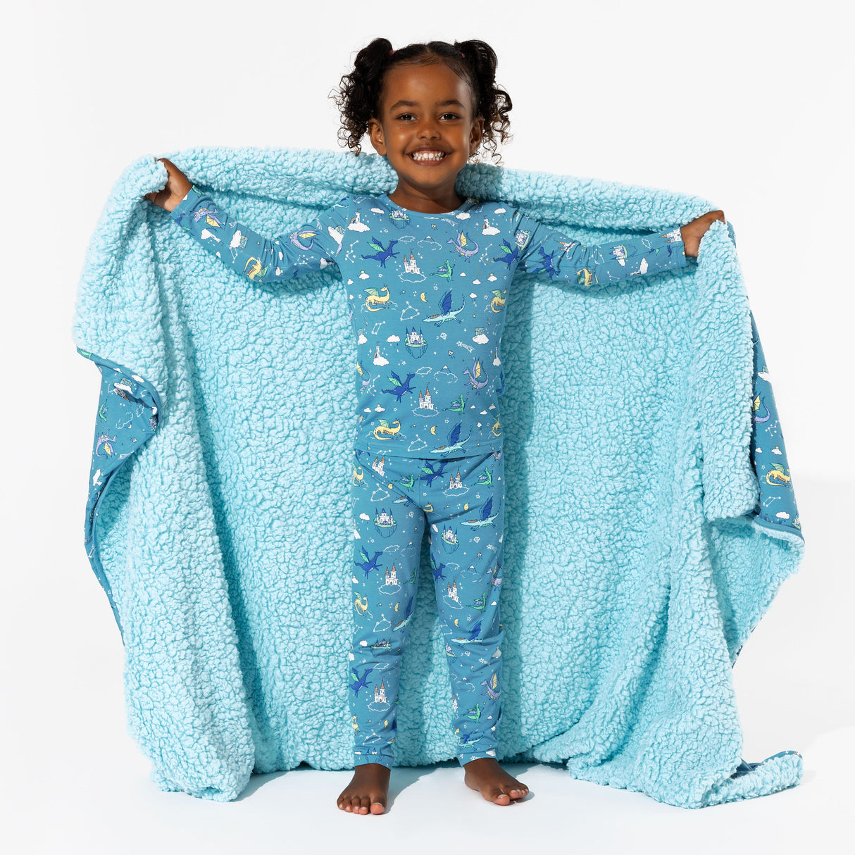 Dragon Dreams Bamboo Kids Pajamas - HoneyBug 