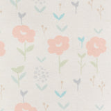 Sealy Baby Soft Storage - Coral and Blossoms - HoneyBug 