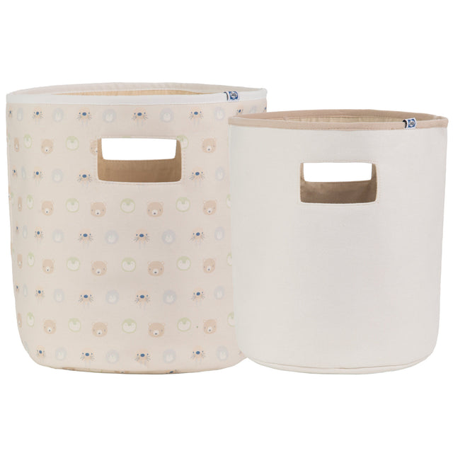 Sealy Baby Soft Storage - Beige Animal Faces - HoneyBug 