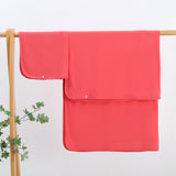 Berry Red Bamboo Swaddle Blanket - HoneyBug 