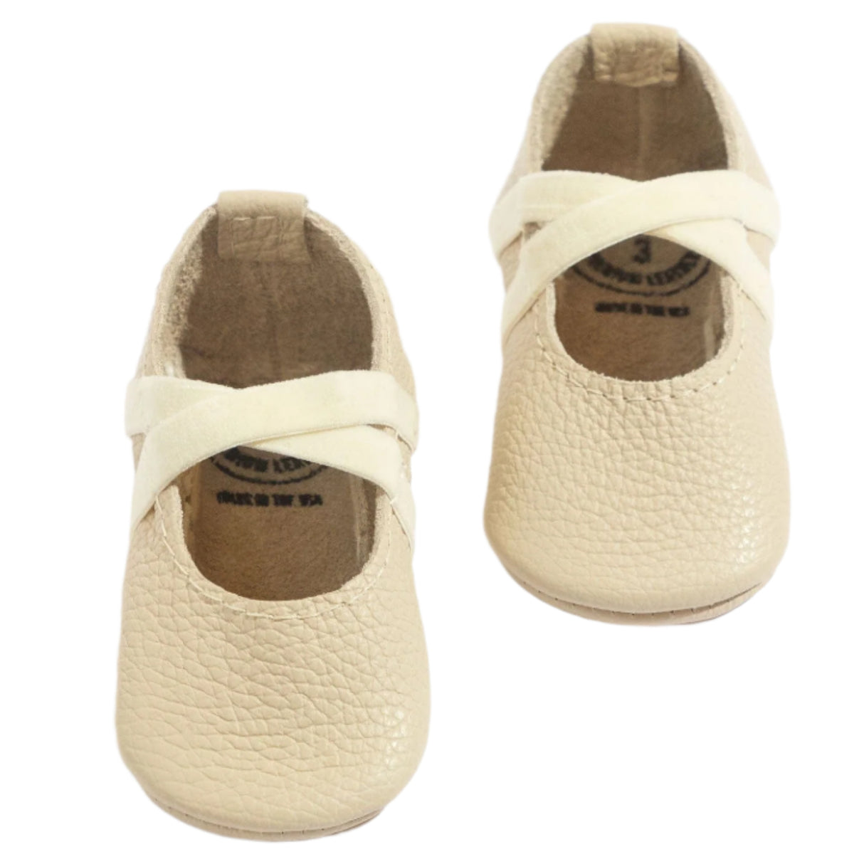 Birch Ballet Slipper Baby Shoe - HoneyBug 