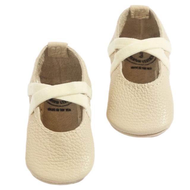 Birch Ballet Slipper Baby Shoe - HoneyBug 