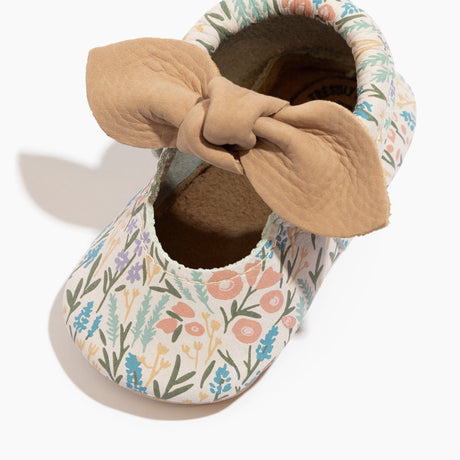 Bloom Knotted Bow Baby Shoe - HoneyBug 
