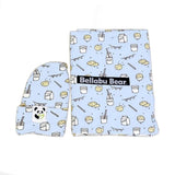 Bamboo Swaddle & Beanie Set - HoneyBug 