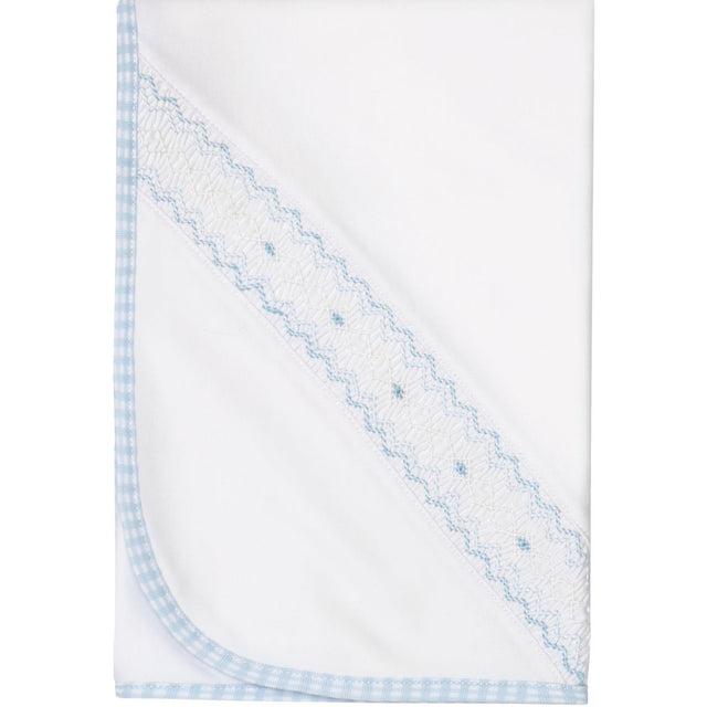 Blue Gingham Blanket - HoneyBug 